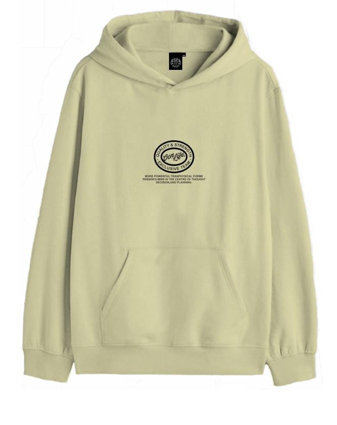 Buzo Ocn Hombre Canguro Original Oversize Camel