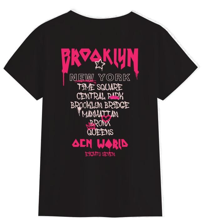 Remera Ocn Kids Alice Negro 7011H