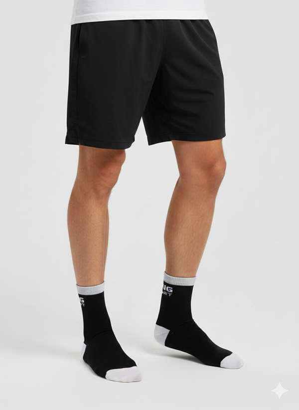 Medias King Of Art Negro/Blanco