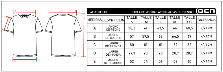Remera Ocn Hombre Basic Code Relax Blanco 702E0
