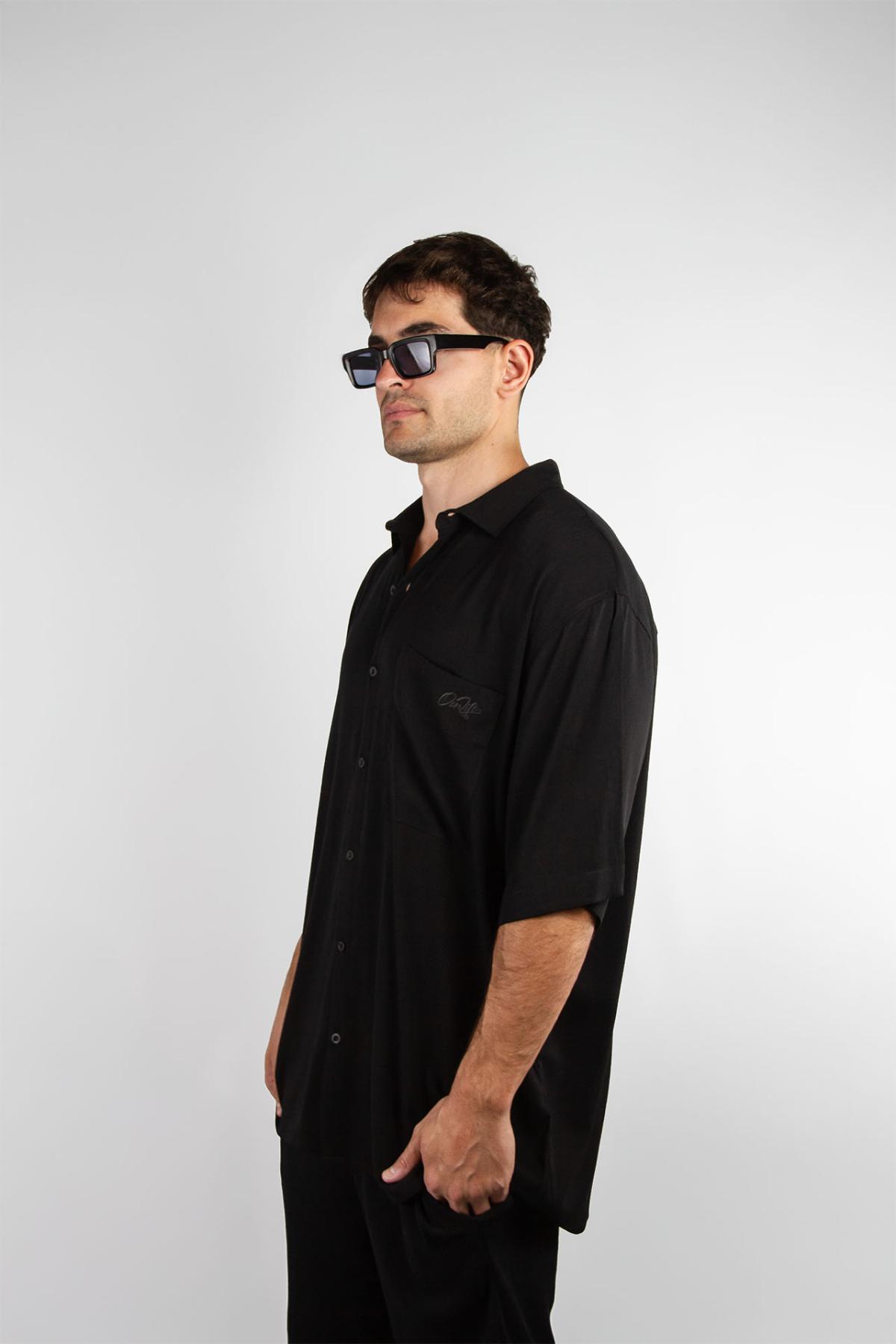 Camisa Ocn Hombre Garment Negro (T5)