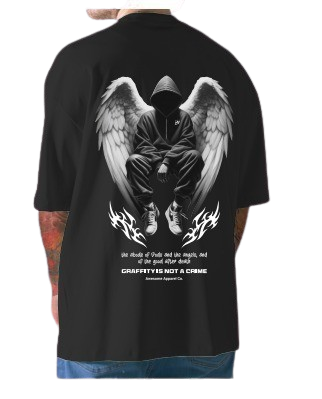 Remera King of Art Urban Shirt Negro 701H1