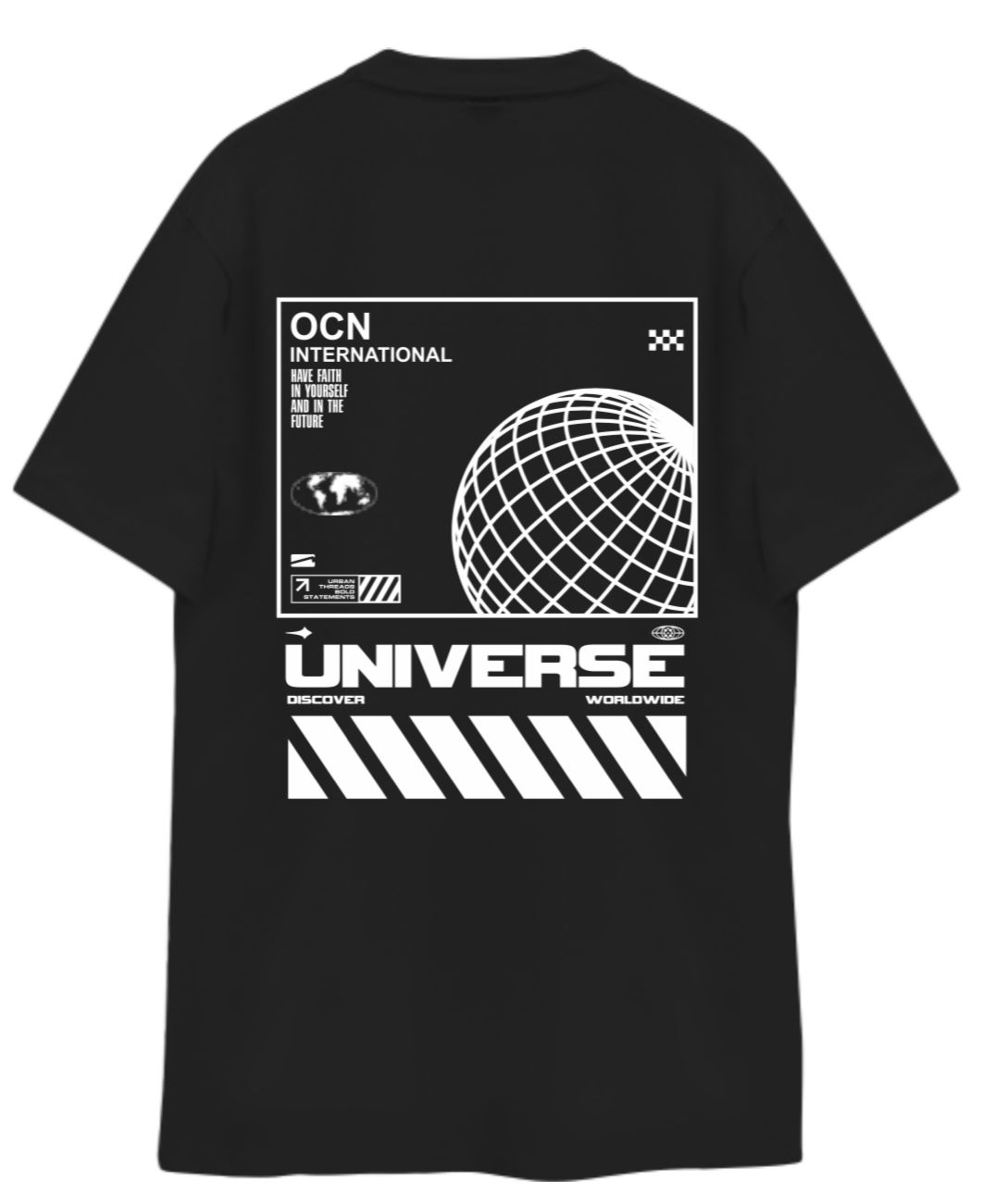Remera Ocn Hombre Premium Regular Negro 701A5