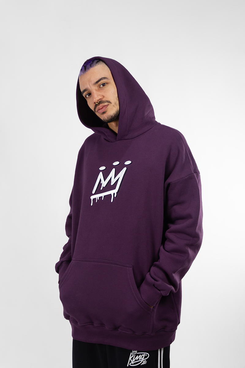 Buzo King Of Art Hombre Baker Violeta 6464B