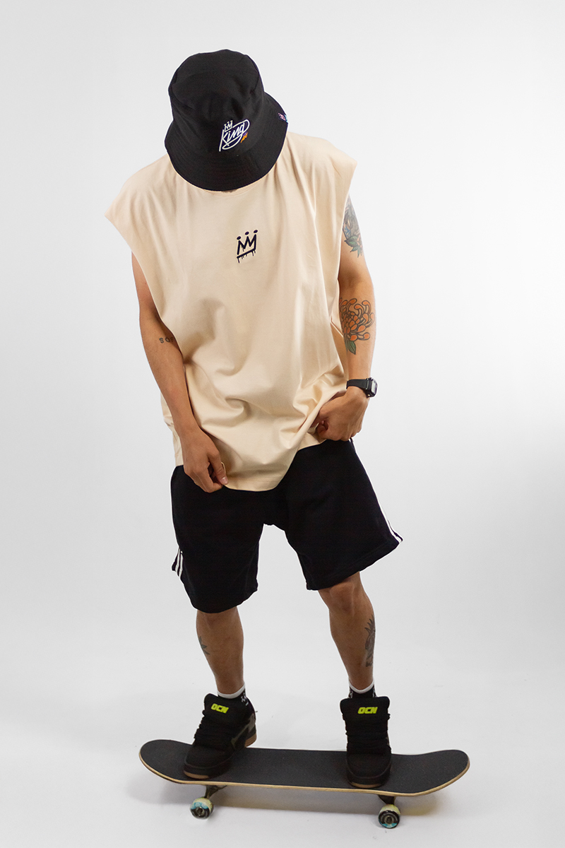 Musculosa King Of Art Dalton Oversize Crudo