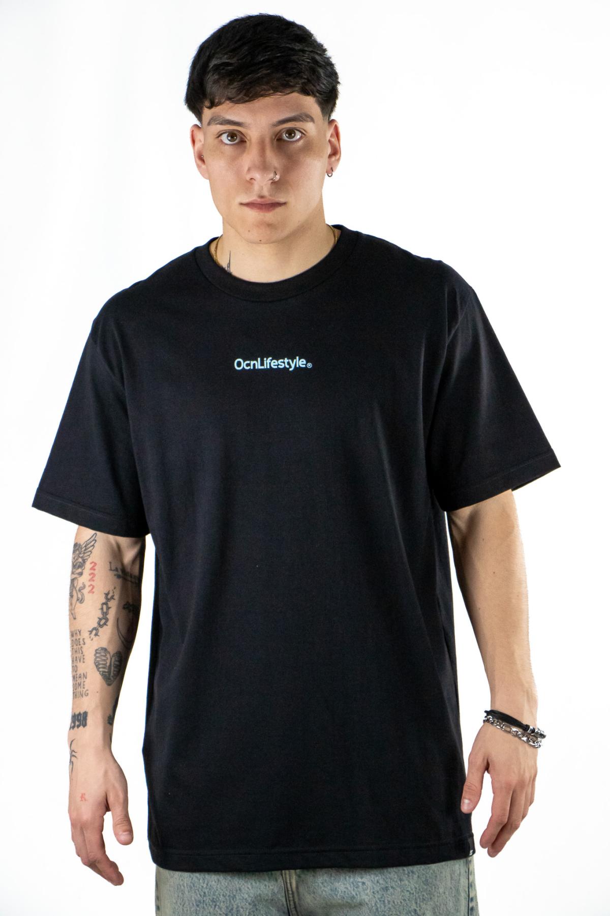 Remera Ocn Hombre Original Regular Negro 701N2 Plus Size / Talle Especial