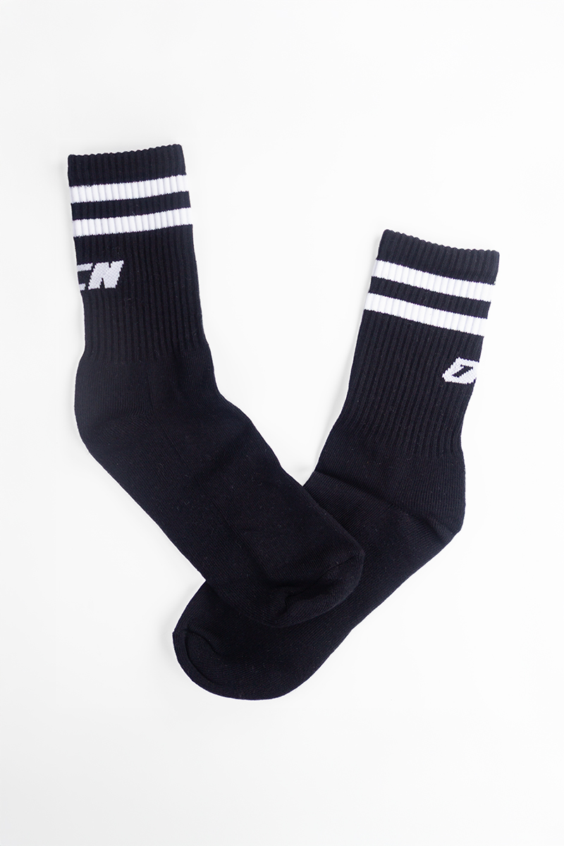 Medias Ocn Unisex Tenis C/T Negro