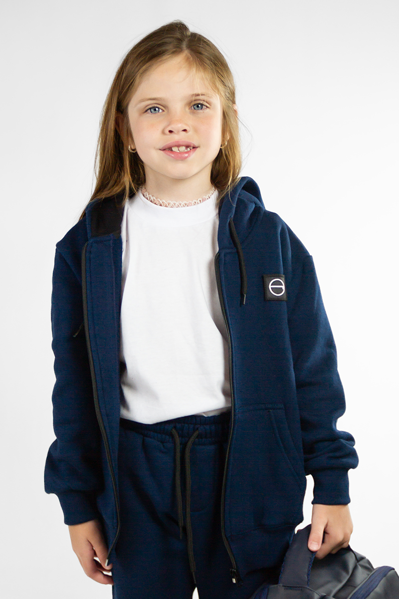 Campera Ocn Kids  College Azul Marino