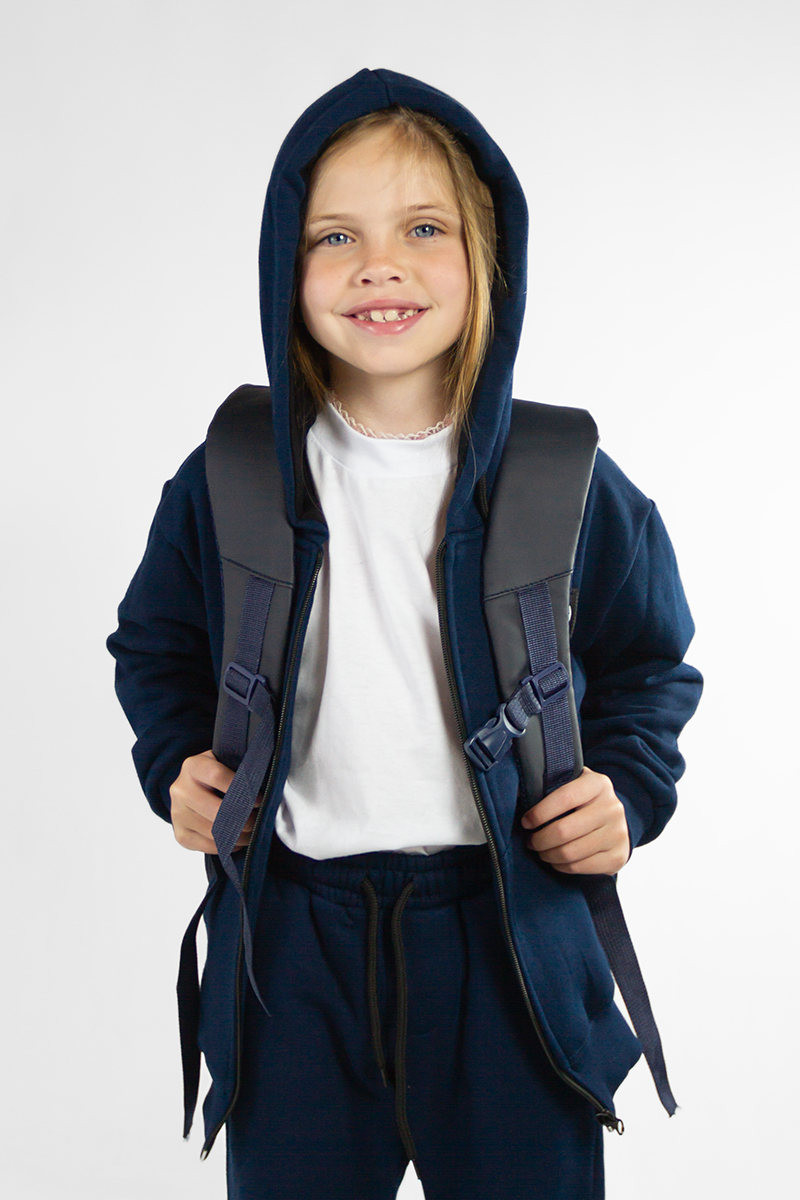 Campera Ocn Kids  College Azul Marino
