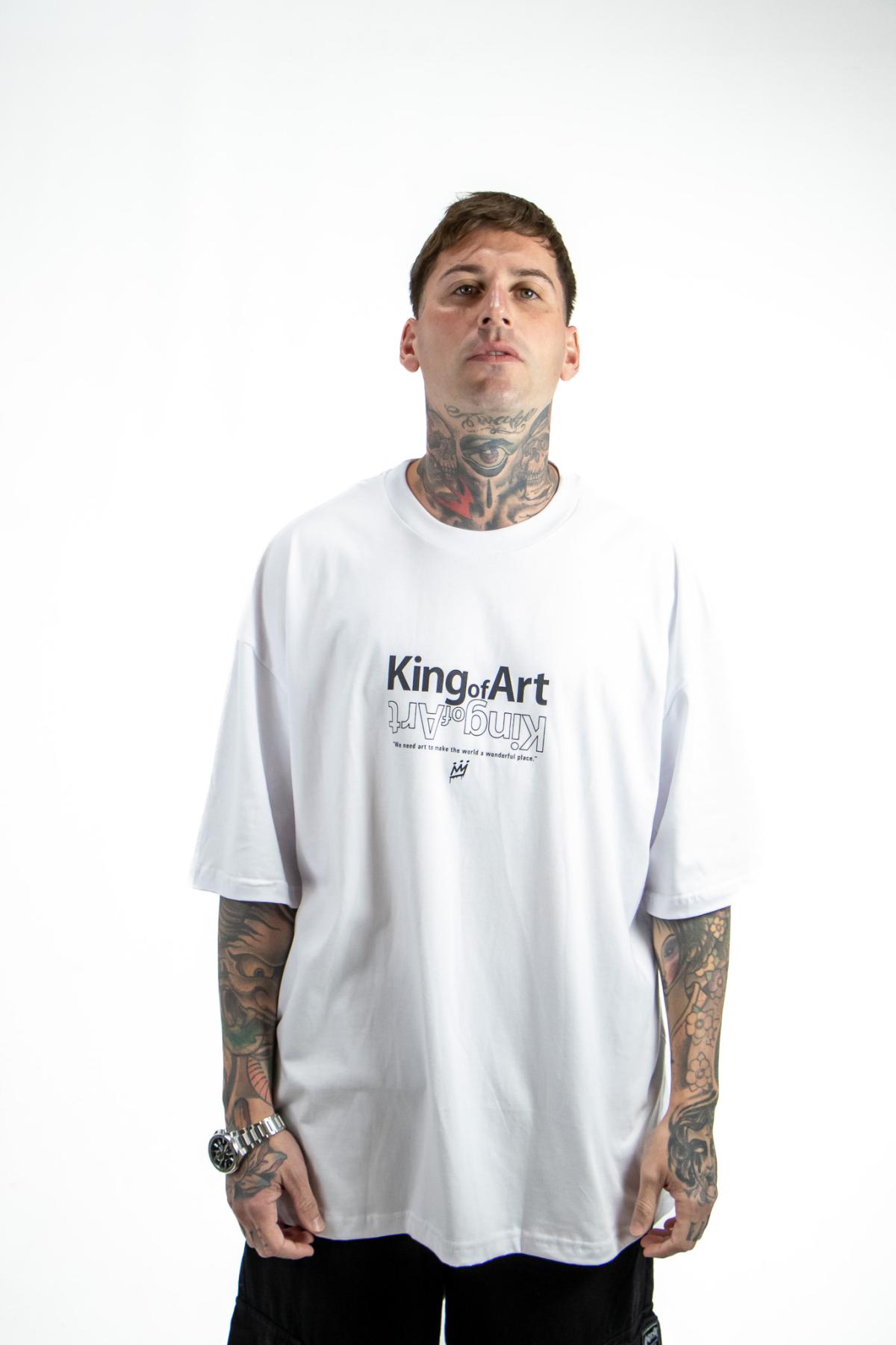 Remera King of Art Reclaim Blanco 6023A