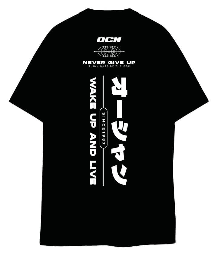 Remera Ocn Kids Original Regular Negro 701R8