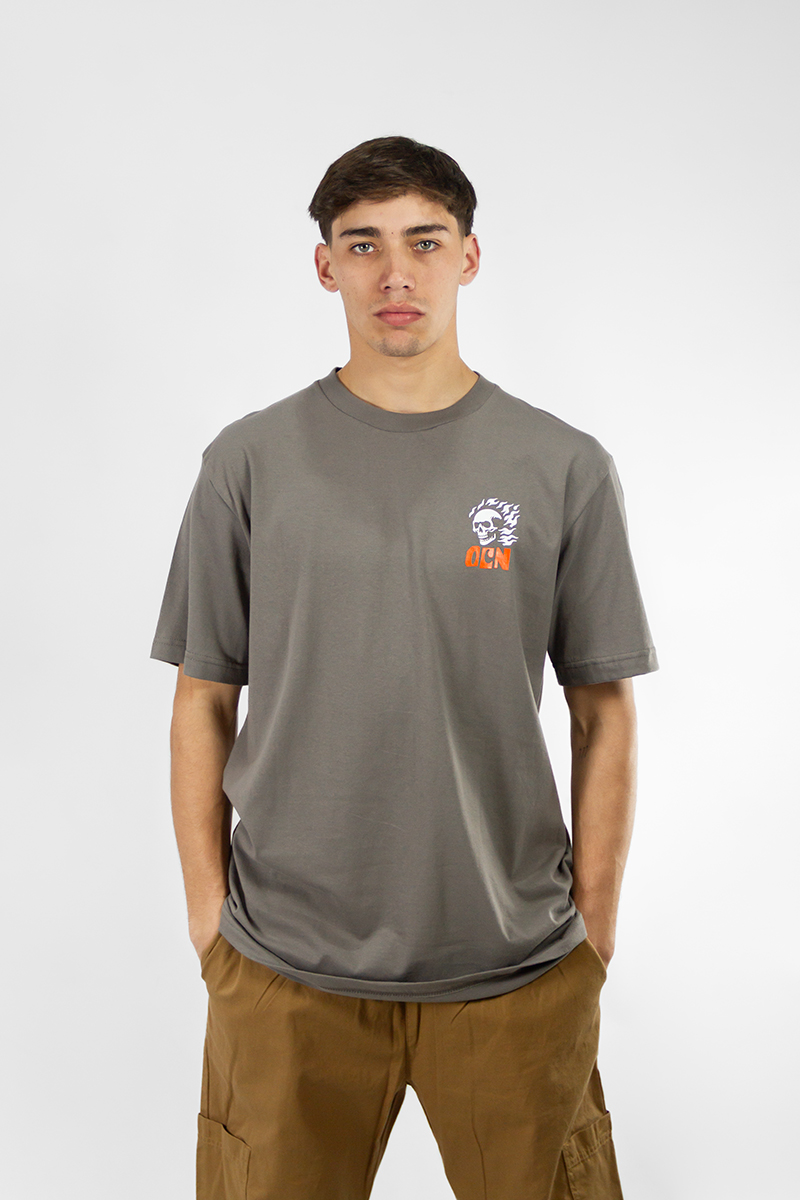 Remera Ocn Hombre Original Gris 7F9J1 REGULAR