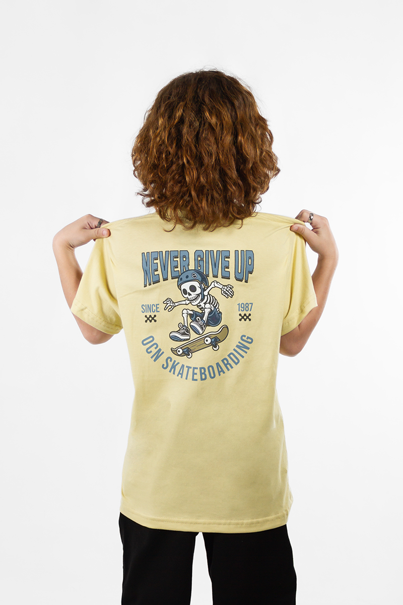 Remera Ocn Kids Premium Amarillo 767J6