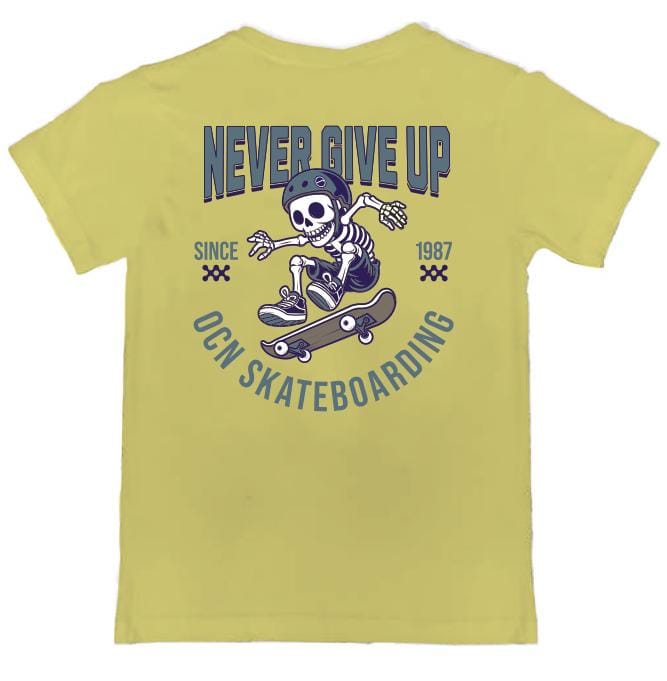 Remera Ocn Kids Premium Amarillo 767J6