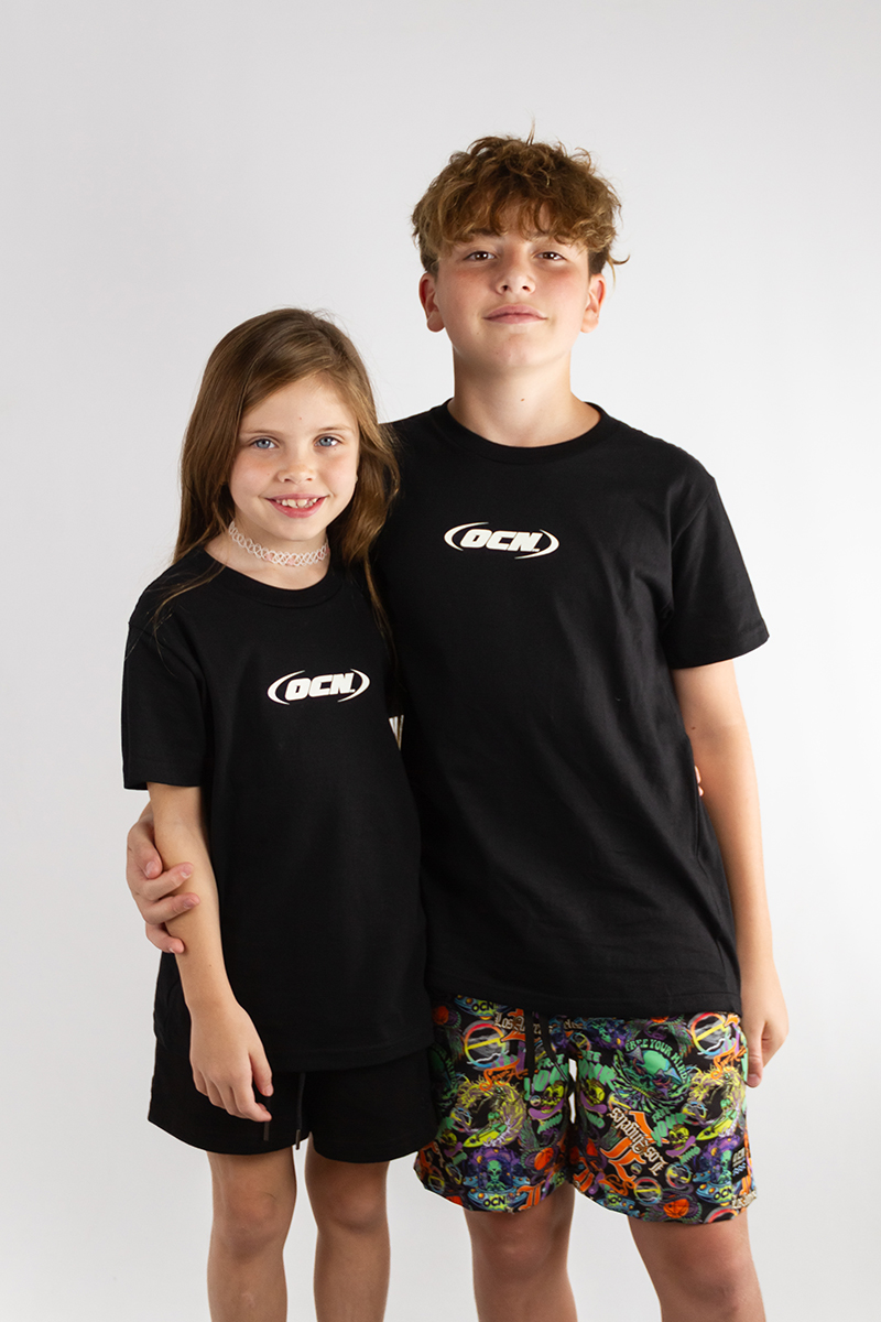 Remera Ocn Kids Original Regular Negro R0