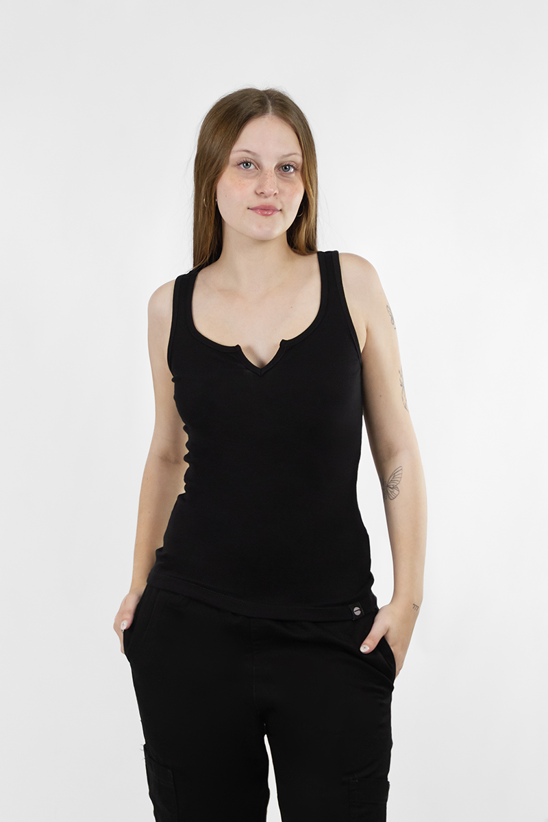 Musculosa Ocn Mujer Uma Long Negro 701