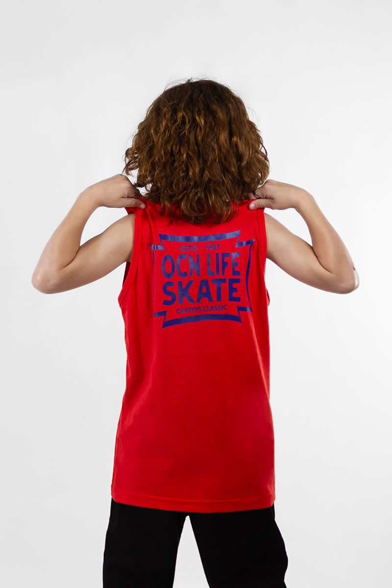 Musculosa Ocn Kids Original Regular Rojo 7M59D