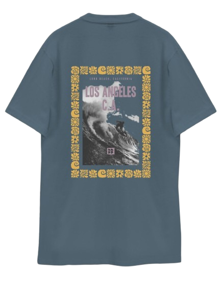 Remera Ocn hombre Premium Regular Azul 7G1J8