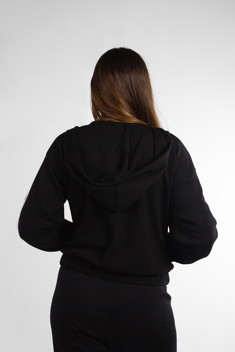 Campera Mujer Sporty OCN Negro 601R1