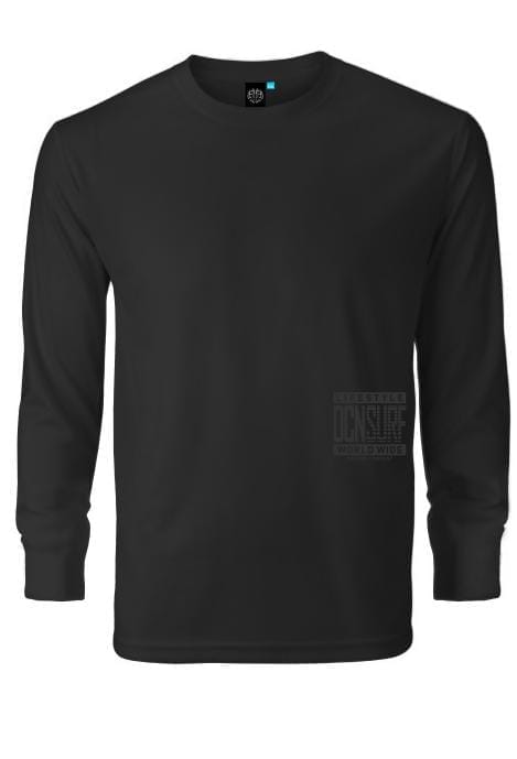 Remera Manga Larga Ocn H Original Negro 601A8