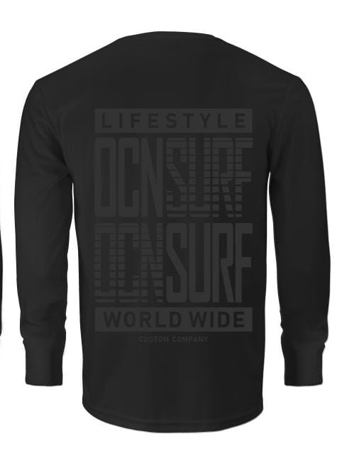 Remera Manga Larga Ocn H Original Negro 601A8
