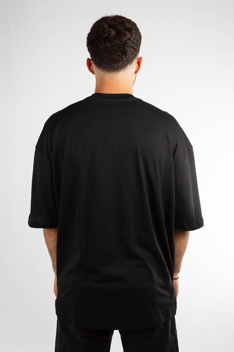 Remera Ocn hombre  Original  Oversize Negro  (I8)