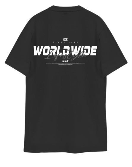 Remera Ocn hombre Premium Regular Negro 7010J