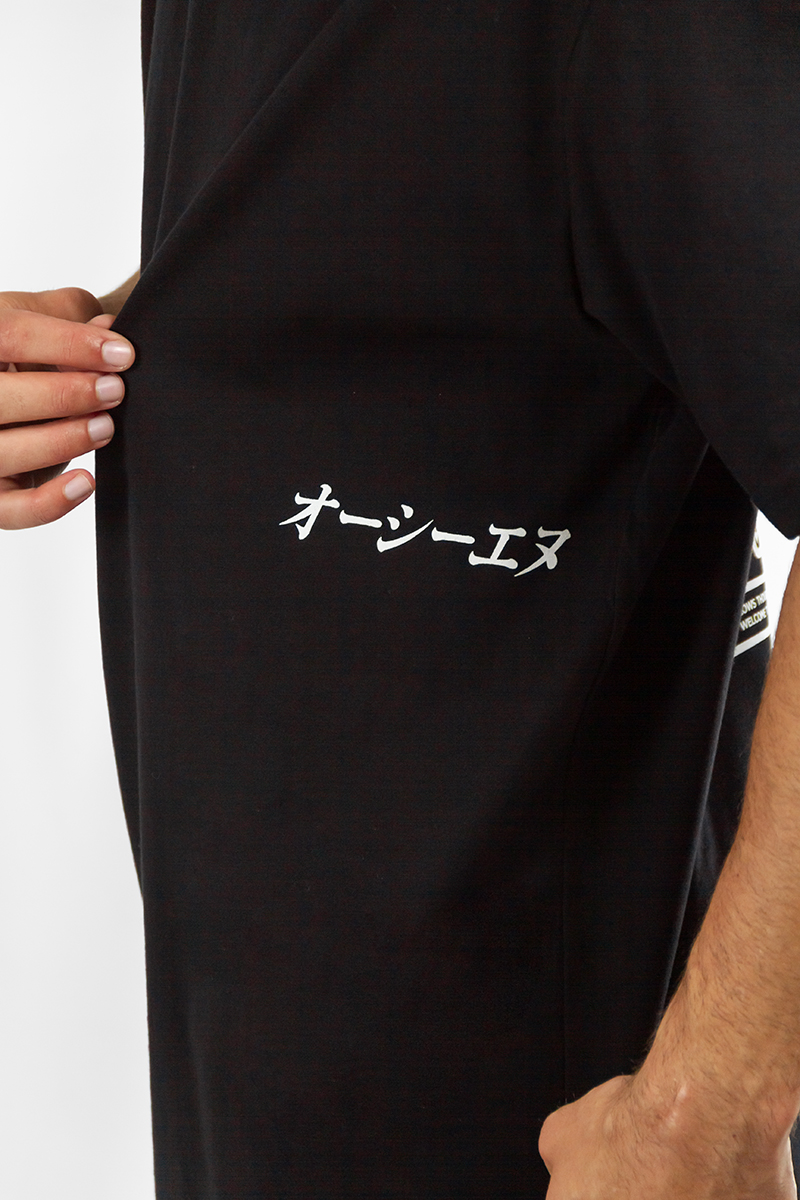 Remera Ocn Hombre Orian Relax Negro 701C8