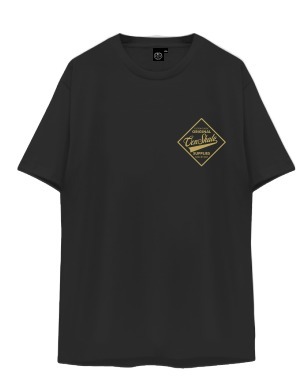 Remera Ocn Hombre Original Regular Plus Size / Talle Especial Negro 701P1