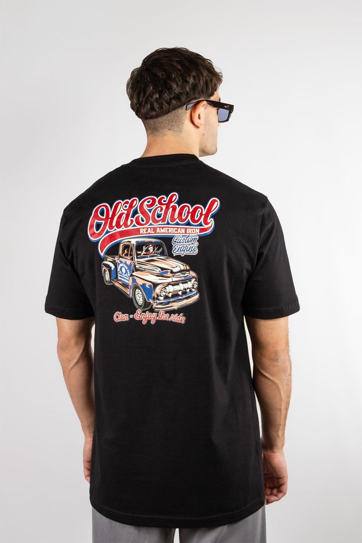 Remera Ocn Hombre Garage Negro