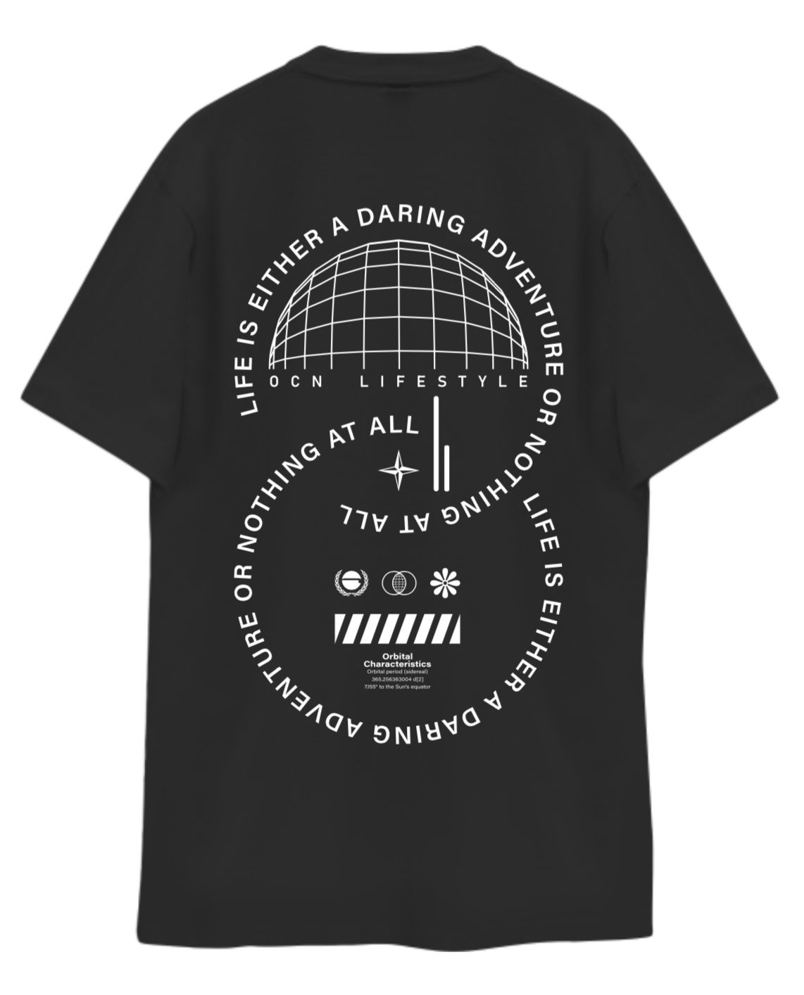 Remera Ocn Hombre Premium Negro 701l3