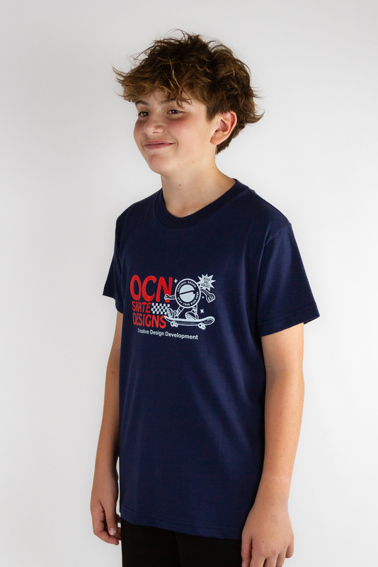 Remera Ocn Kids Premium Regular Azul(R9)