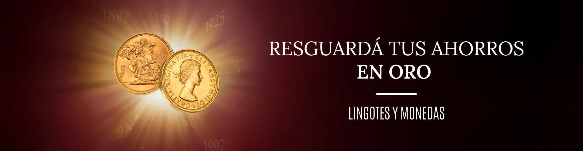 Monedas de oro
