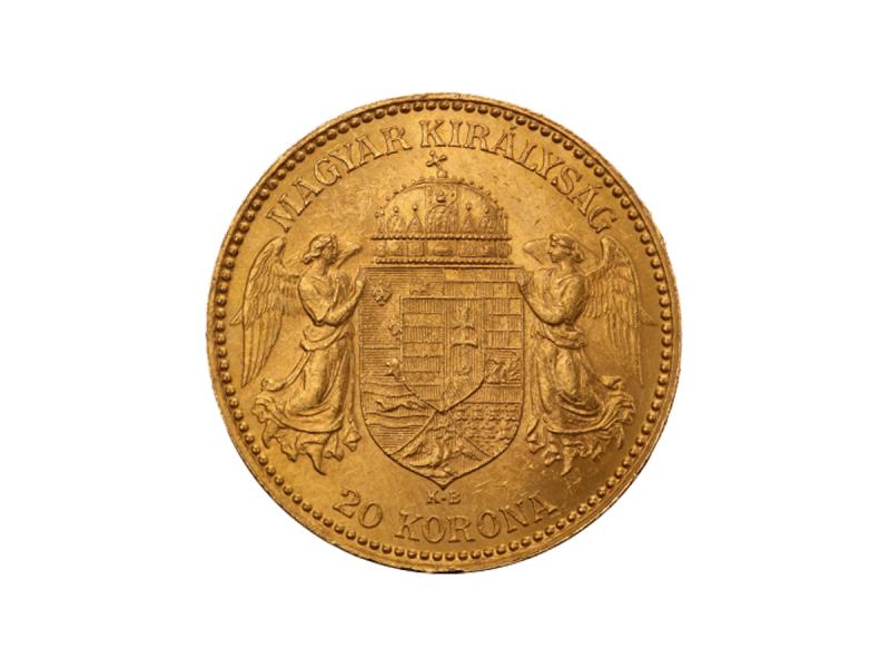 Moneda Oro 22kts 20 Korona Austro-húngaras 6,7 g