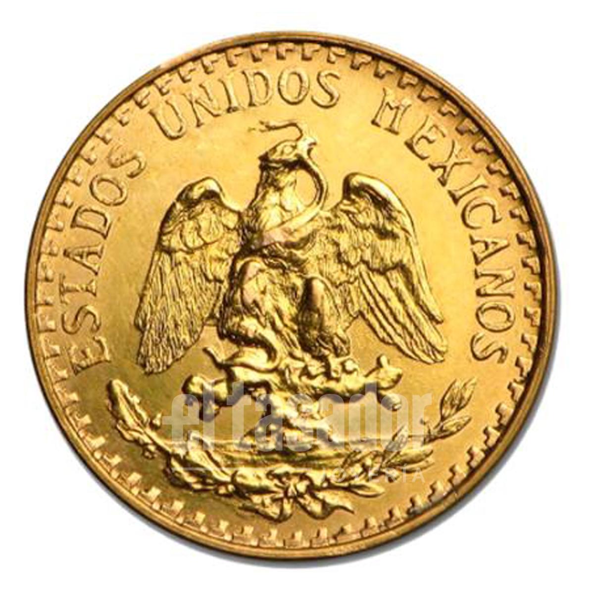 Moneda de Oro 22 Kts. Mexicano 2 Pesos 1,6 g.