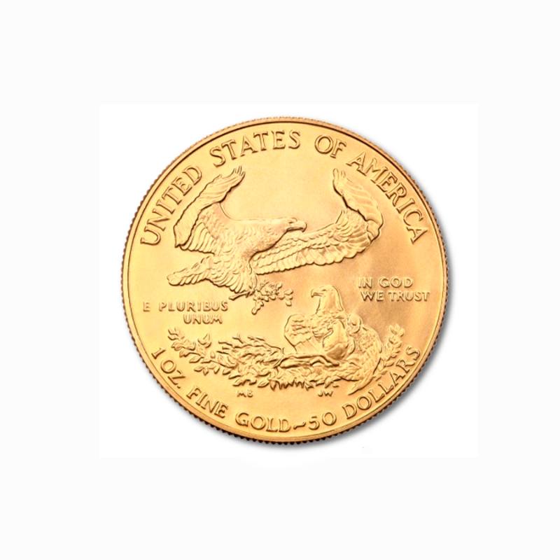Moneda Oro 22 Kts. American Eagle 50 Dólares 33,9 g.