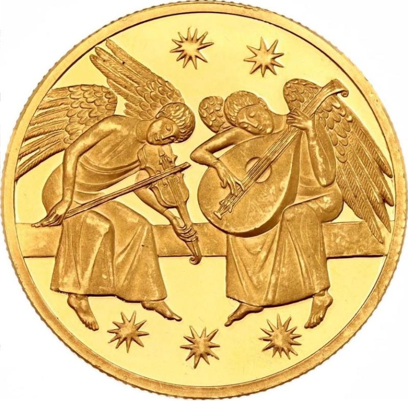 Moneda de Oro 24 Kts. 25 Diners Principat D Andorra 6 gr