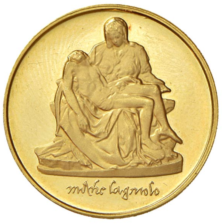 Medalla Oro 22 Kts. New York World´s Fair 7 gr