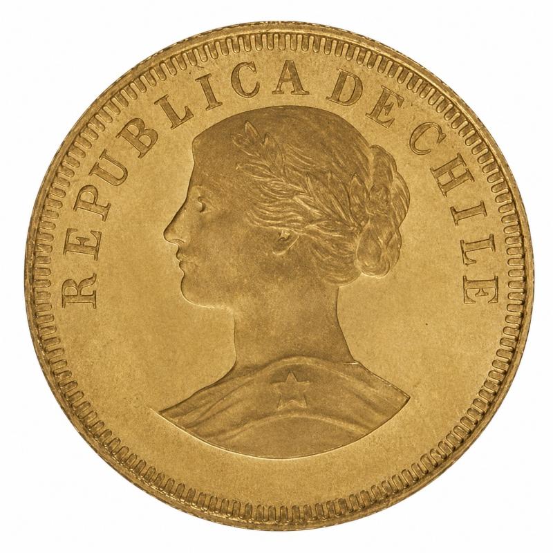 Moneda de Oro 22 Kts. Chileno 5 Cóndores 10,2 g