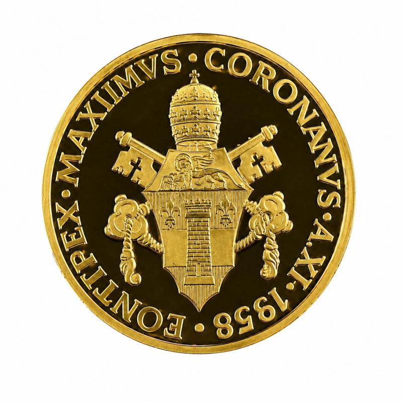 Medalla de Oro 22 Kts. Papa Johannes XXIII 7,7 gr