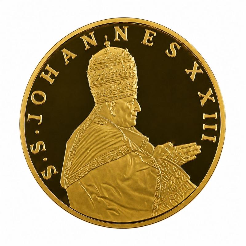 Medalla de Oro 22 Kts. Papa Johannes XXIII 7,7 gr