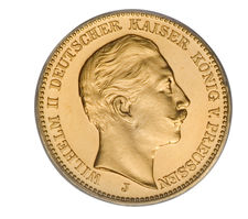 Moneda De Oro 22 K 10 Mark Imperio Alemán 4 g