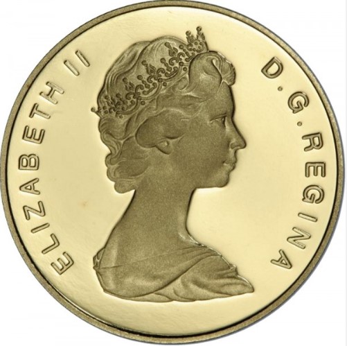 Moneda de Oro 22 Kts. 100 Dólares Elizabeth II St. John's, Newfoundland 16.9gr