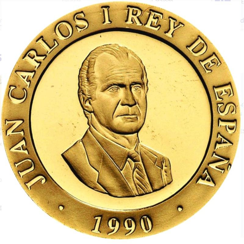 Moneda de Oro 24 kts. 20.000 Pesetas Juan Carlos I Rey de España 6,7 gr