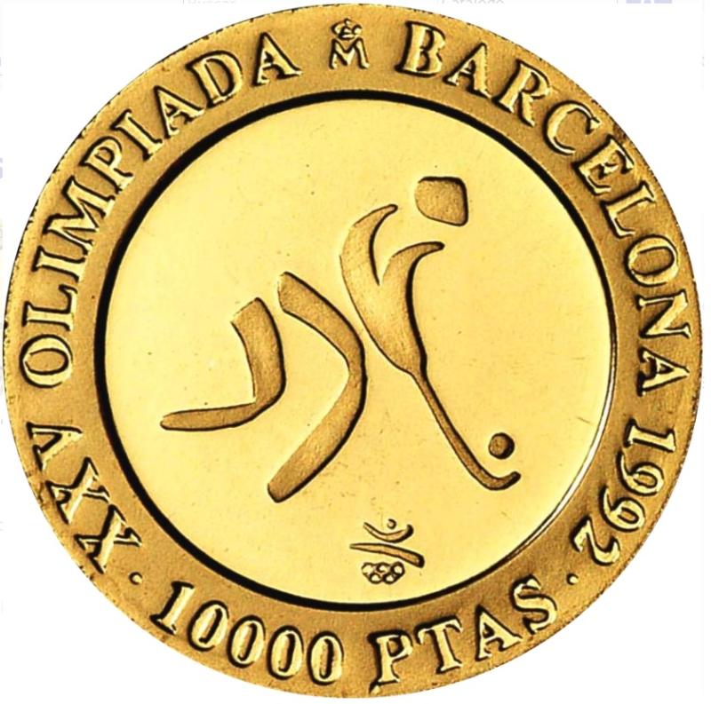 Moneda de Oro 24 kts. 10.000 Pesetas Juan Carlos I Rey de España 3,3 gr