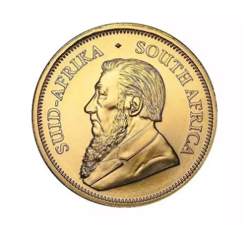 Moneda de Oro 22 Kts. Sudafricana Krugerrand 1/10 Oz 3,4 g