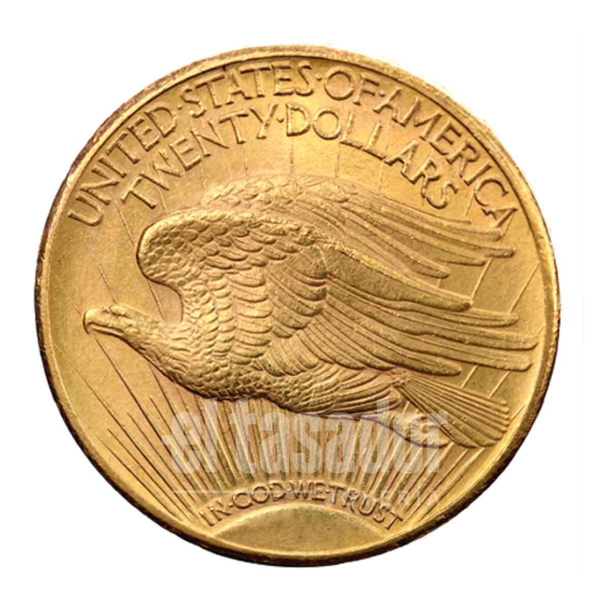 Moneda Oro 22 Kts. American Eagle 20 Dólares 33,4 g.