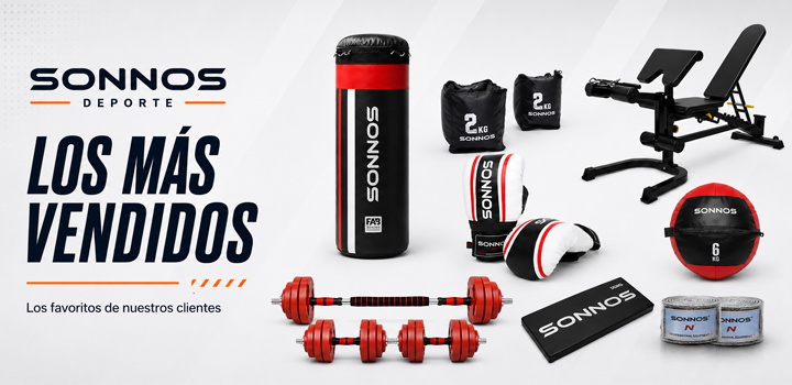 Productos Más Vendidos | Equipamiento Deportivo y Fitness  Sonnos