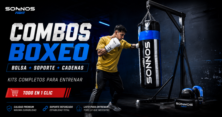 Combos Boxeo | Kits de Bolsa, Soporte y Cadena | Sonnos Deporte