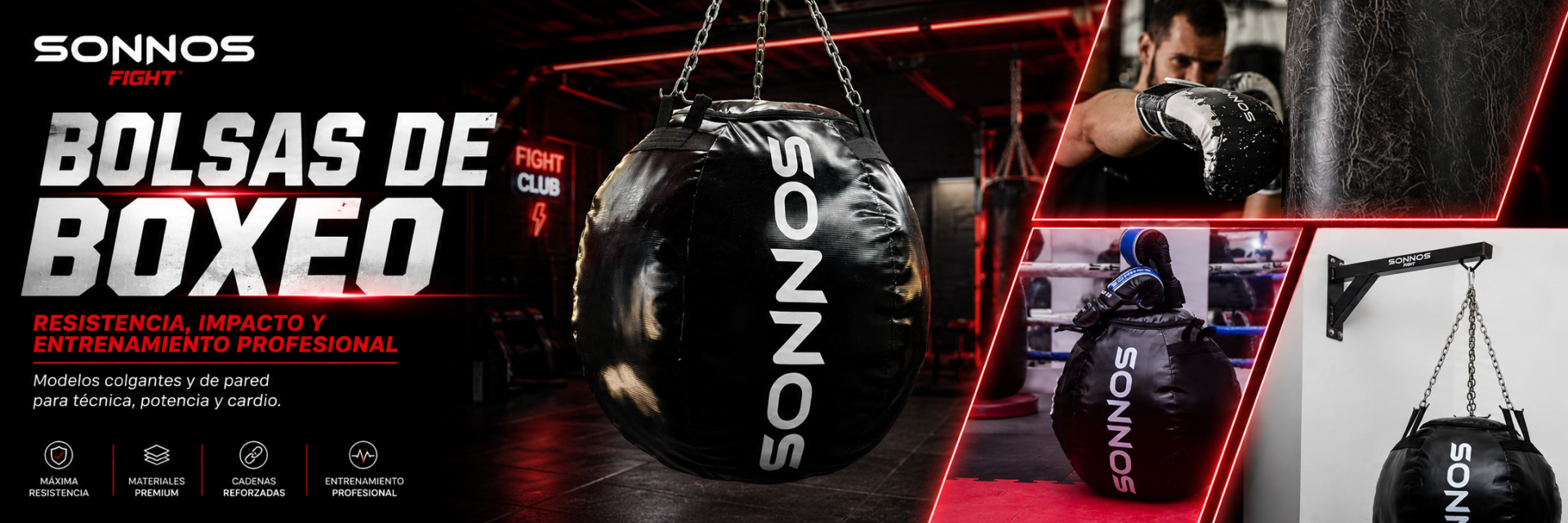 Bolsa de Boxeo para Entrenar | Sonnos Deporte